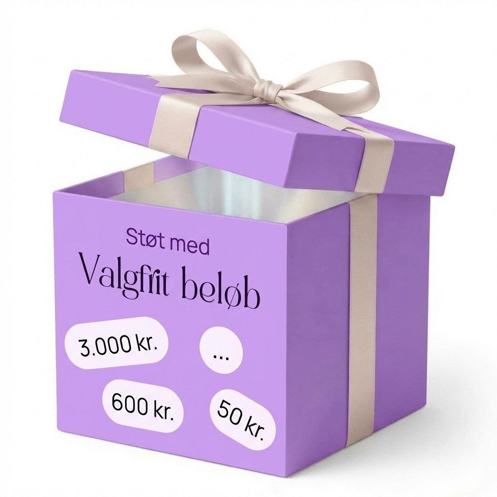 Støt med valgfrit beløb